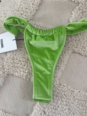 triangl swimwear Kids Velvet Bright Green Bikini Brief